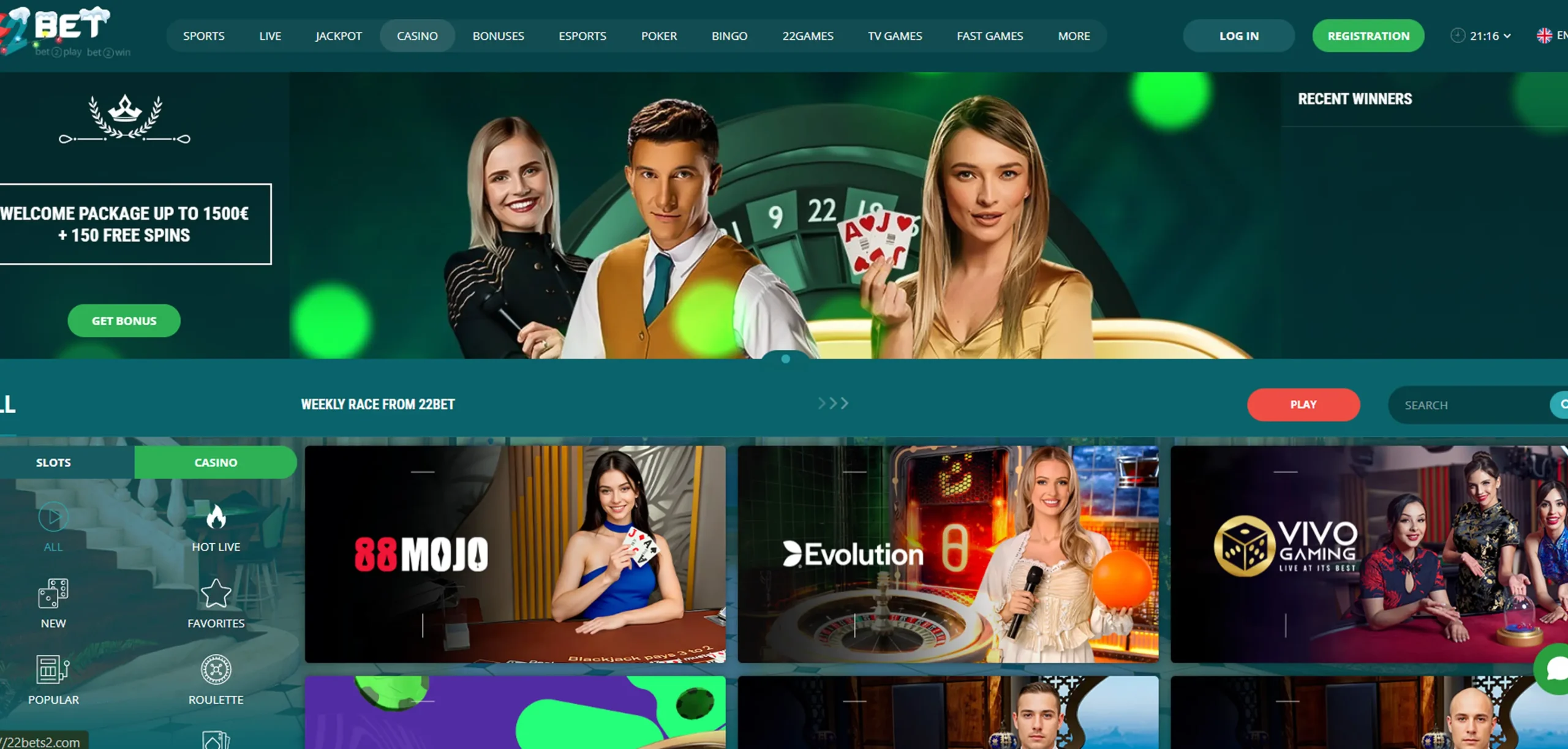 22Bet Games